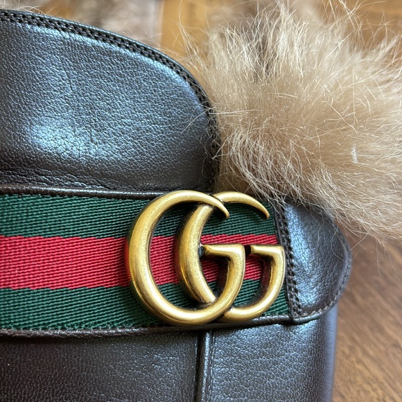 Men’s Authentic Gucci Cocoa leather Princetowns - Picture 7 of 10